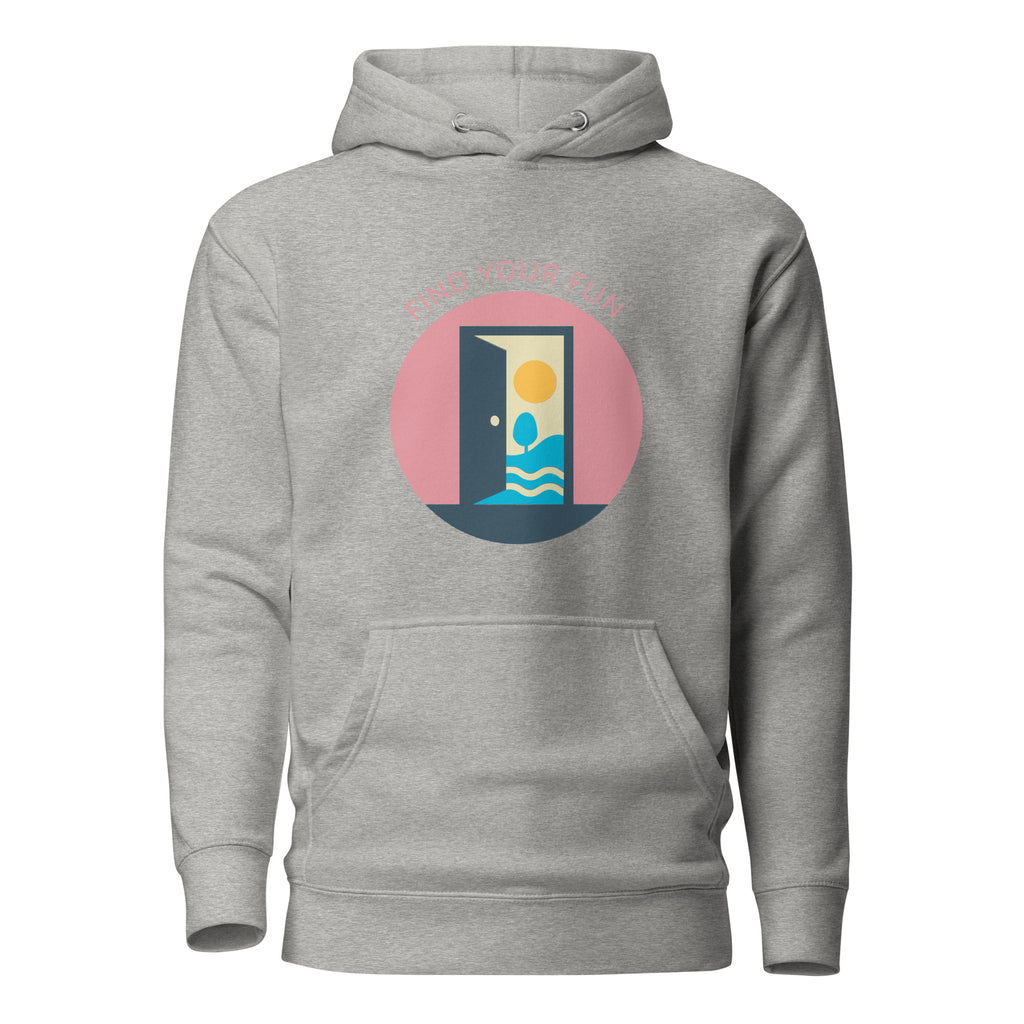 Find Your Fun unisex hoodie — detail view