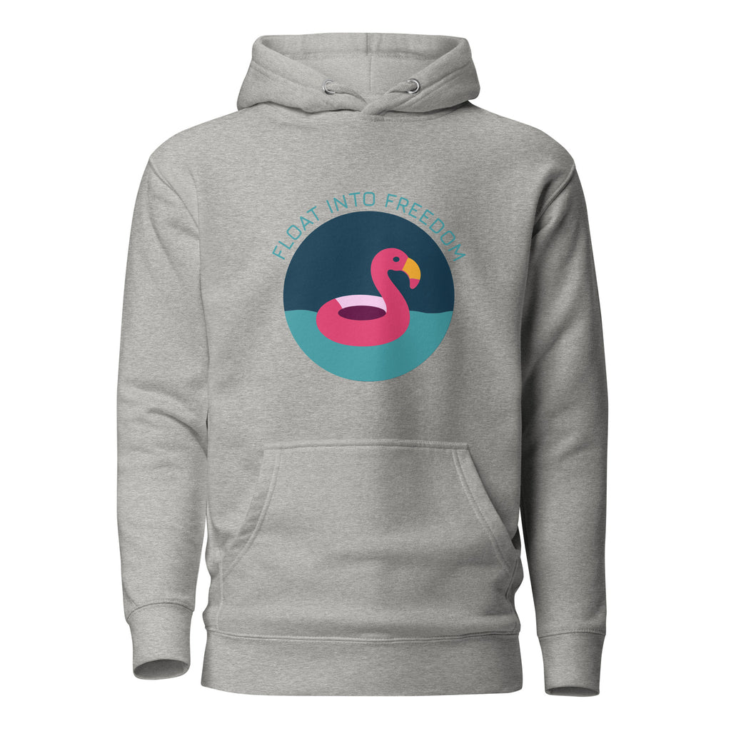 Float Into Freedom unisex hoodie — lifestyle view
