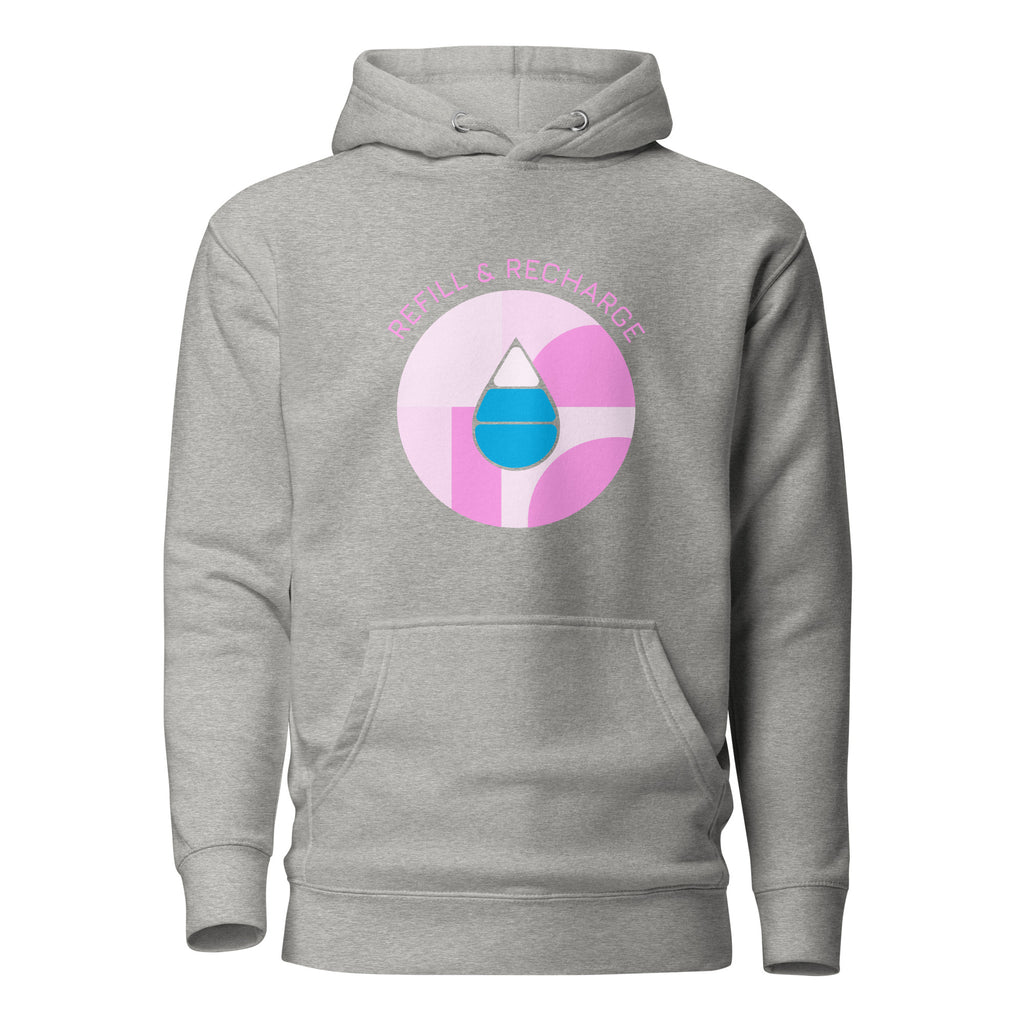 Refill & Recharge unisex hoodie — right view