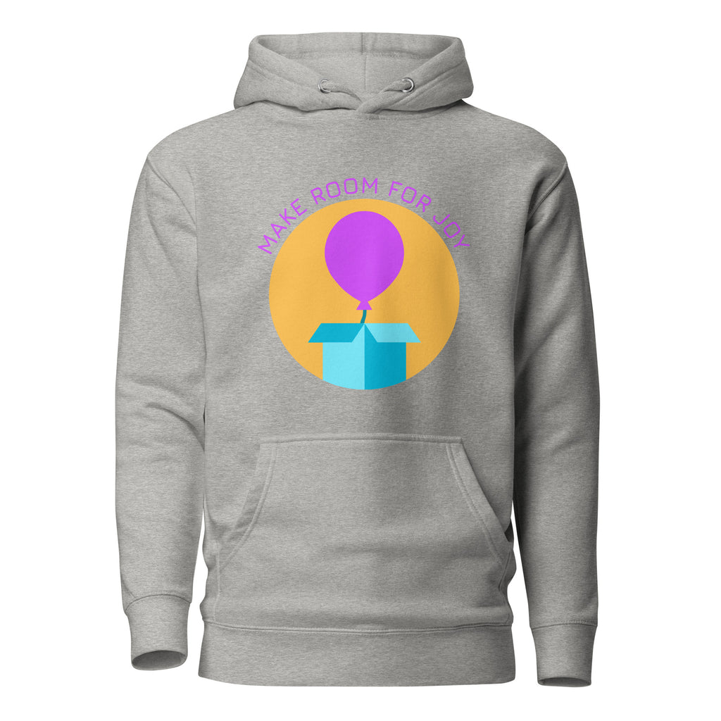 Make Room for Joy unisex hoodie — lifestyle view