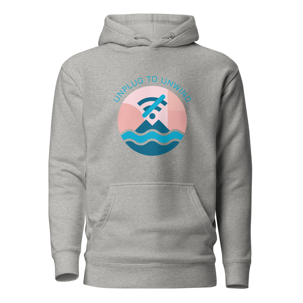 Unplug to Unwind unisex hoodie — view 9