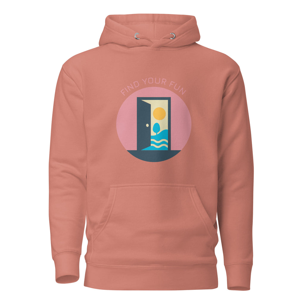 Find Your Fun unisex hoodie — left view