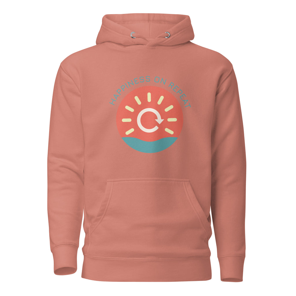 Happiness on Repeat unisex hoodie — right view