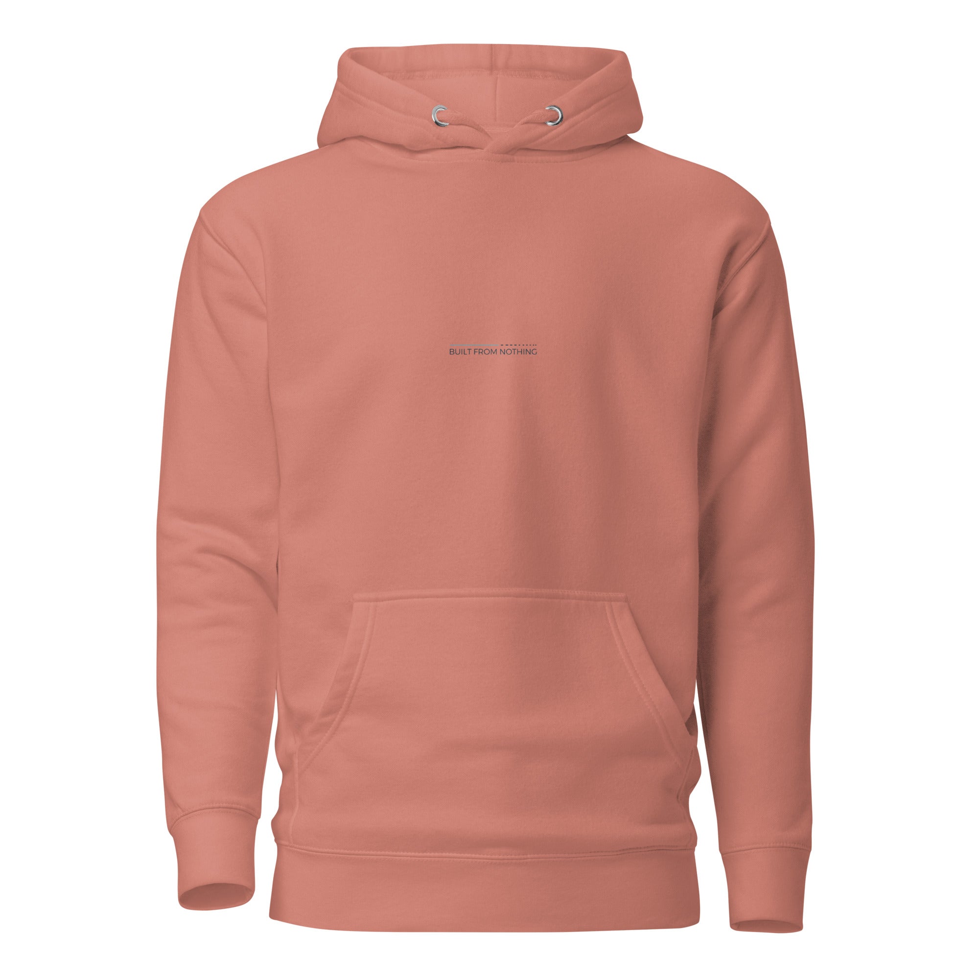 Built From Nothing unisex hoodie — back view