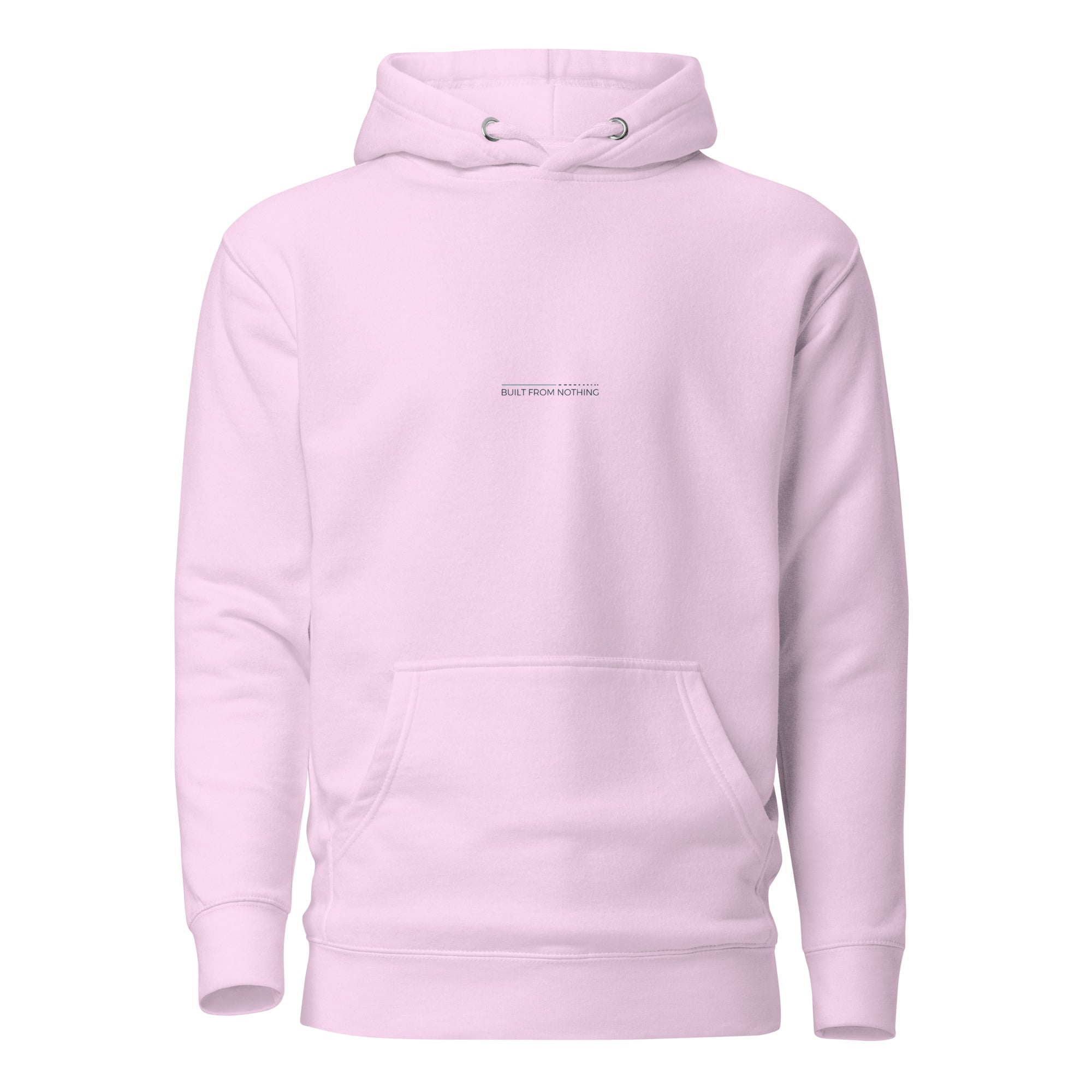 Built From Nothing unisex hoodie — detail view