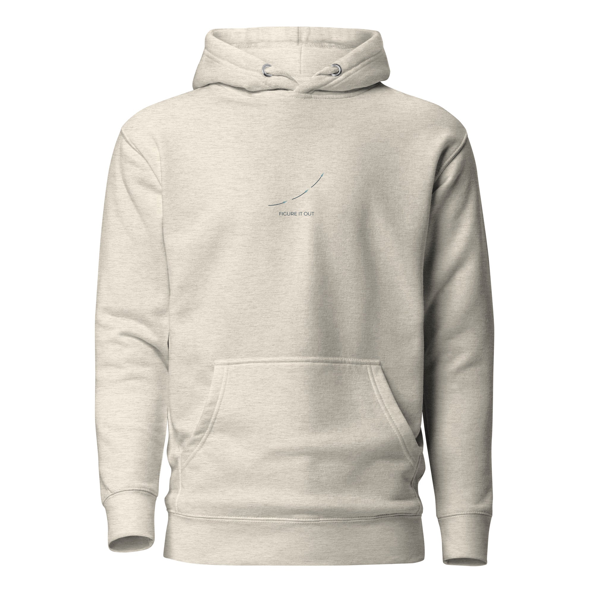 Figure It Out unisex hoodie SeasideInk — front view