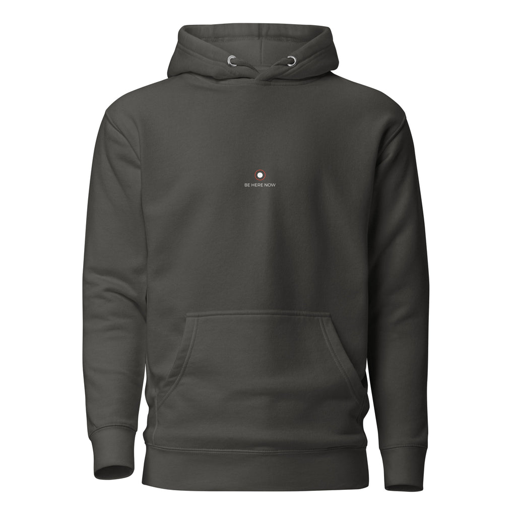 Be Here minimalist mindfulness apparel SeasideInk — front view