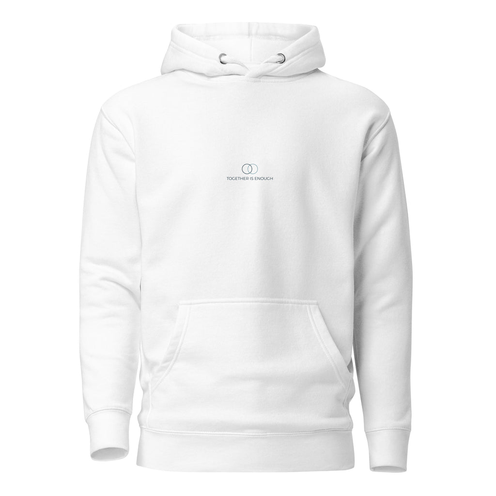 Together Is Enough unisex hoodie SeasideInk — left view